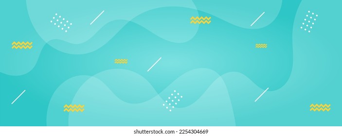 modern abstract background with    fluid shapes on bright sweet blue background ,minimal poster. ideal for banner, web, header, cover, billboard, brochure, social media, landing page 