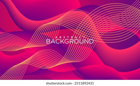 Moderner abstrakter Hintergrund mit fließenden Formen und Linien bunte Abzeichen grafische Elemente. Vektorgrafik