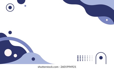 Modern abstract background with fluid shapes in pastel colors. Perfect for presentations, posters, web design, and social media. Vector illustration.