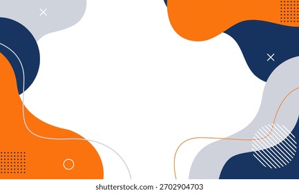 Modern abstract background with fluid shapes and vibrant colors, perfect for presentations and digital media.
