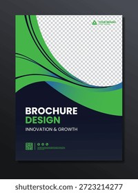 moderno abstrato plano de fundo flyer design