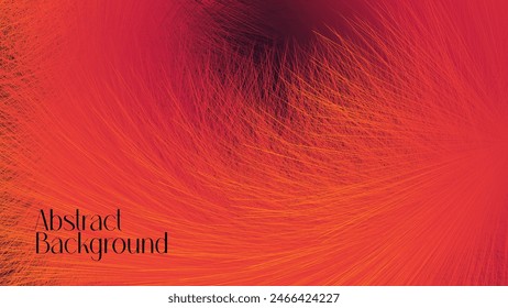 Modern Abstract Background, Fury Painting Effect, Orange Gradient, Colorful, Vector Illustration