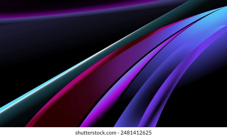 Modern Abstract Background with Futuristic Color Combinations
