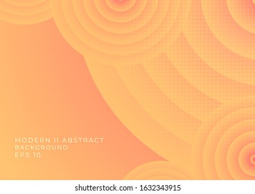 Modern abstract background geometric circle shape wave design with space for text. vector illustration