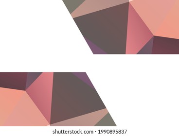 Modern abstract background. Geometric colored triangles. Business or technical presentation, app cover template. Vector illustration
