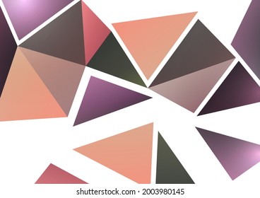 Modern abstract background. Geometric colored triangles. Business or technical presentation, app cover template. Vector illustration