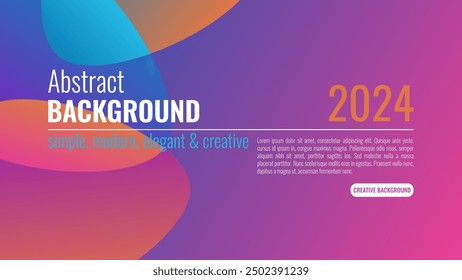 Modern abstract background with geometric element and colorful design. Pink blue gradient background. Colorful geometric background.