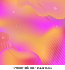 Modern abstract background, geometric, orange and purple gradient