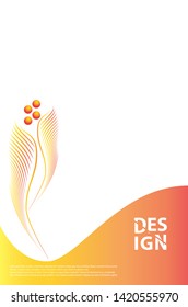 Modern abstract background with geometric shapes and lines