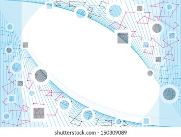 modern abstract background of geometric shapes