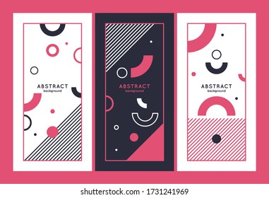 Modern abstract background with geometric shapes. Vector template