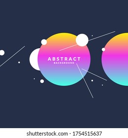 Modern abstract background with geometric shapes. Vector illustration