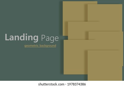 modern abstract background with geometric shapes. paper sheets on a light background. vector illustration.