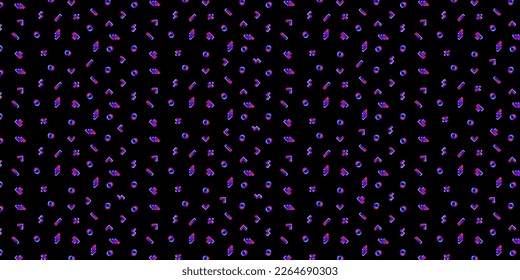 Modern abstract background with geometric shapes in retro style. Isometric shape with color gradient. Vector EPS 10