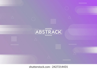 Modern abstract background with geometric shapes. Geometric background with a modern abstract style in purple. Elegant background with geometric shapes like lines, rounds, squares, waves and circles