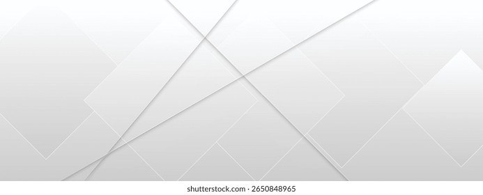 Plano de Fundo Abstrato Moderno com Formas Geométricas em Cinza Claro