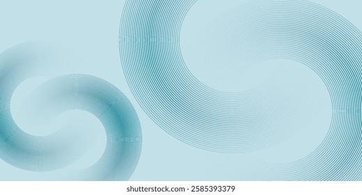 Modern abstract background. Glossy white gradient circle lines. Minimal geometric pattern. Simple graphic elements. Futuristic concept. Suitable for cover, poster, banner, brochure, eps10