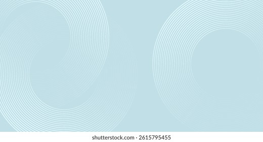 Modern abstract background. Glossy white gradient circle lines. Minimal geometric pattern. Simple graphic elements. Futuristic concept. Suitable for cover, poster, banner, brochure, eps10