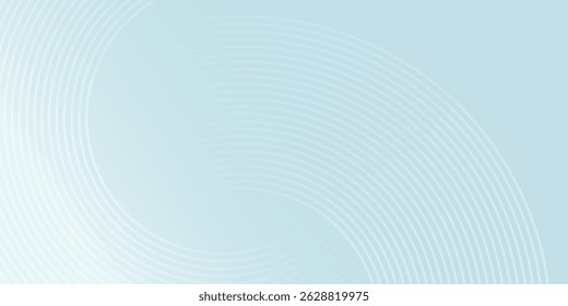 Modern abstract background. Glossy white gradient circle lines. Minimal geometric pattern. Simple graphic elements. Futuristic concept. Suitable for cover, poster, banner, brochure, eps10.