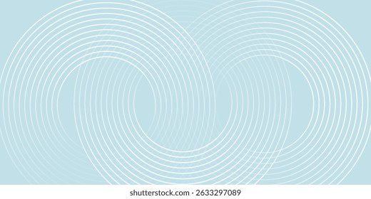 Modern abstract background. Glossy white gradient circle lines. Minimal geometric pattern. Simple graphic elements. Futuristic concept. Suitable for cover, poster, banner, brochure, eps10.