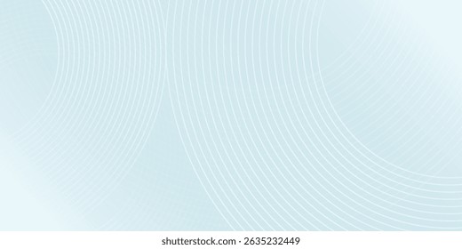 Fondo abstracto moderno. Líneas circulares degradadas blancas brillantes. Patrón geométrico mínimo. Elementos gráficos simples. Concepto futurista. Conveniente para la cubierta, cartel, Anuncio, folleto, eps10.