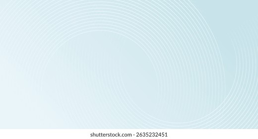 Modern abstract background. Glossy white gradient circle lines. Minimal geometric pattern. Simple graphic elements. eps10.