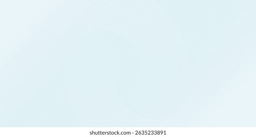 Modern abstract background. Glossy white gradient circle lines. Minimal geometric pattern. Simple graphic elements. Futuristic concept. Suitable for cover, poster, banner, brochure, eps10.