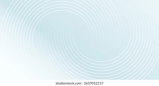 Modern abstract background. Glossy white gradient circle lines. Minimal geometric pattern. Simple graphic elements. Vector illustration, eps10.