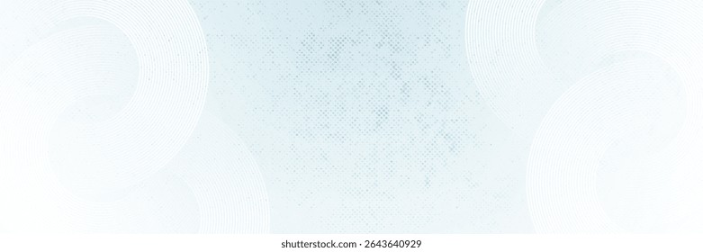Fundo abstrato moderno. Linhas de círculo de gradiente branco brilhante. Padrão geométrico mínimo. Elementos gráficos simples. Conceito futurista. Adequado para capa, cartaz, banner, brochura, eps10.