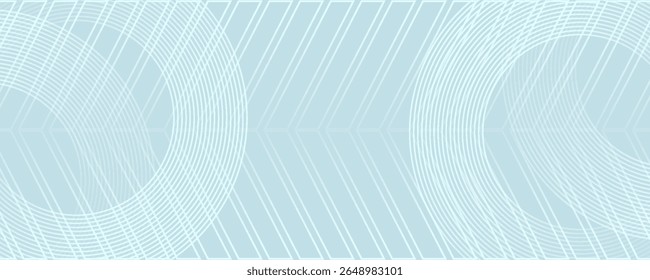Modern abstract background. Glossy white gradient circle lines. Minimal geometric pattern. Simple graphic elements. Futuristic concept. Suitable for cover, poster, banner, brochure, eps10.