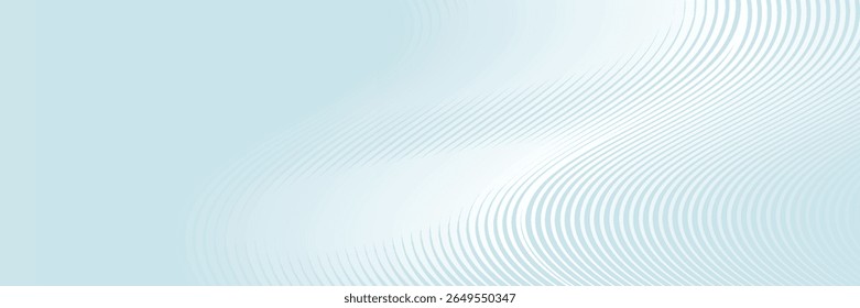 Fundo abstrato moderno. Linhas de círculo de gradiente branco brilhante. Padrão geométrico mínimo. Elementos gráficos simples. Conceito futurista. vetor