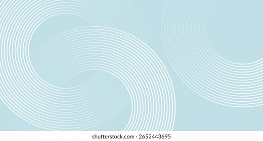 Fondo abstracto moderno. Líneas circulares degradadas blancas brillantes. Patrón geométrico mínimo. Elementos gráficos simples. Concepto futurista. Conveniente para la cubierta, cartel, Anuncio, folleto, eps10.