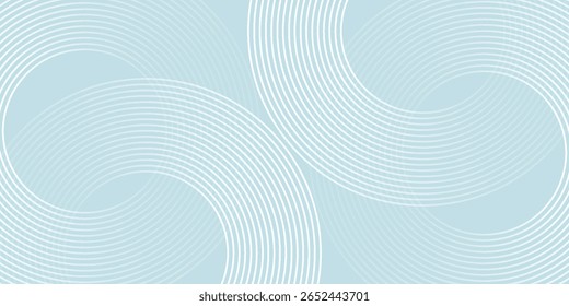 Fondo abstracto moderno. Líneas circulares degradadas blancas brillantes. Patrón geométrico mínimo. Elementos gráficos simples. Concepto futurista. Conveniente para la cubierta, cartel, Anuncio, folleto, eps10.