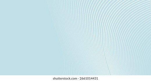 Fondo abstracto moderno. Líneas circulares degradadas blancas brillantes. Patrón geométrico mínimo. Elementos gráficos simples. Concepto futurista. Vector
