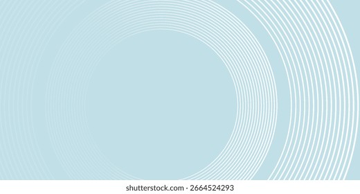 Fondo abstracto moderno. Líneas circulares degradadas blancas brillantes. Patrón geométrico mínimo. Elementos gráficos simples. Concepto futurista. Conveniente para la cubierta, cartel, Anuncio, folleto, eps10.