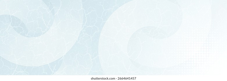Modern abstract background. Glossy white gradient circle lines. Minimal geometric pattern. Simple graphic elements. Futuristic concept. Suitable for cover, poster, banner, brochure, eps10.