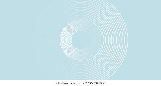 Fondo abstracto moderno. Líneas circulares degradadas blancas brillantes. Patrón geométrico mínimo. Elementos gráficos simples. Concepto futurista. Conveniente para la cubierta, cartel, Anuncio, folleto, eps10.