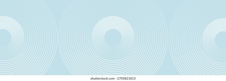Modern abstract background. Glossy white gradient circle lines. Minimal geometric pattern. Simple graphic elements. Futuristic concept. Suitable for cover, poster, banner, brochure, eps10.