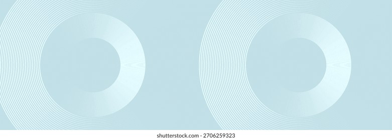 Modern abstract background. Glossy white gradient circle lines. Minimal geometric pattern. Simple graphic elements. Futuristic concept. Suitable for cover, poster, banner, brochure, eps10.