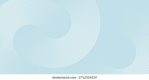 Fondo abstracto moderno. Líneas circulares degradadas blancas brillantes. Patrón geométrico mínimo. Elementos gráficos simples. Concepto futurista. Conveniente para la cubierta, cartel, Anuncio, folleto, eps10.