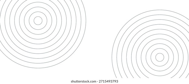 Fondo abstracto moderno. Líneas circulares degradadas blancas brillantes. Patrón geométrico mínimo. Elementos gráficos simples. Concepto futurista. Conveniente para la cubierta, cartel, Anuncio, folleto, eps10.