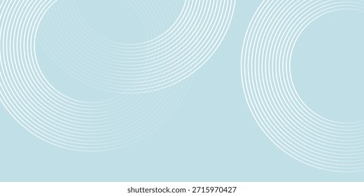 Modern abstract background. Glossy white gradient circle lines. Minimal geometric pattern. Simple graphic elements. Futuristic concept. Suitable for cover, poster, banner, brochure, eps10.