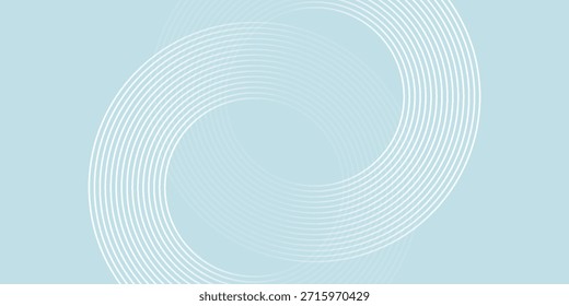 Fondo abstracto moderno. Líneas circulares degradadas blancas brillantes. Patrón geométrico mínimo. Elementos gráficos simples. Concepto futurista. Conveniente para la cubierta, cartel, Anuncio, folleto, eps10.