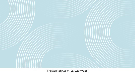 Fundo abstrato moderno. Linhas de círculo de gradiente branco brilhante. Padrão geométrico mínimo.