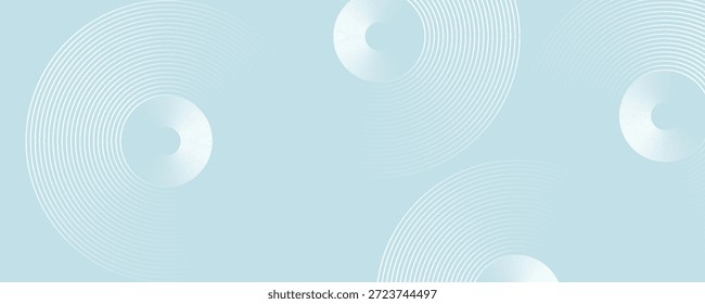 Fondo abstracto moderno. Líneas circulares degradadas blancas brillantes. Patrón geométrico mínimo. Elementos gráficos simples. Concepto futurista. Conveniente para la cubierta, cartel, Anuncio, folleto, eps10.