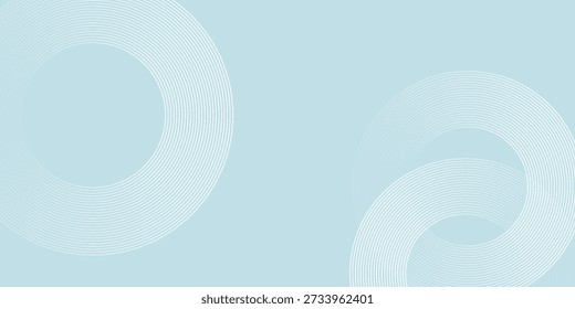 Fondo abstracto moderno. Líneas circulares de gradiente blanco brillante. Patrón geométrico mínimo. Elementos gráficos simples. Concepto futurista. Conveniente para la cubierta, cartel, Anuncio, folleto, eps10.

