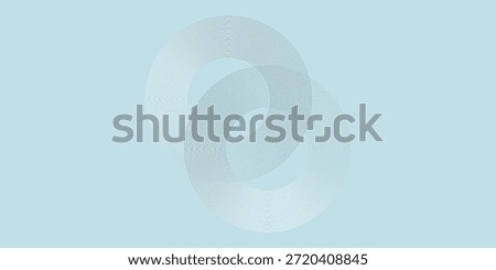Modern abstract background. Glossy white gradient circle lines. Minimal geometric pattern. Simple graphic elements. Futuristic concept. Suitable for cover, poster, brochure, Vector Illustration.