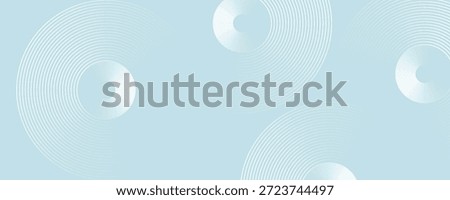 Modern abstract background. Glossy white gradient circle lines. Minimal geometric pattern. Simple graphic elements. Futuristic concept. Suitable for cover, poster, banner, brochure, eps10.