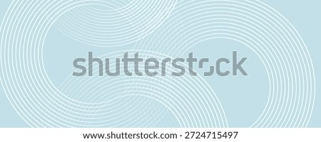 Modern abstract background. Glossy white gradient circle lines. Minimal geometric pattern.

