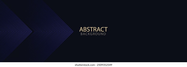 modern abstract background with glowing arrow lines. Modern shiny blue geometric lines design. Technology futuristic concept. Horizontal banner template. in EPS 10
